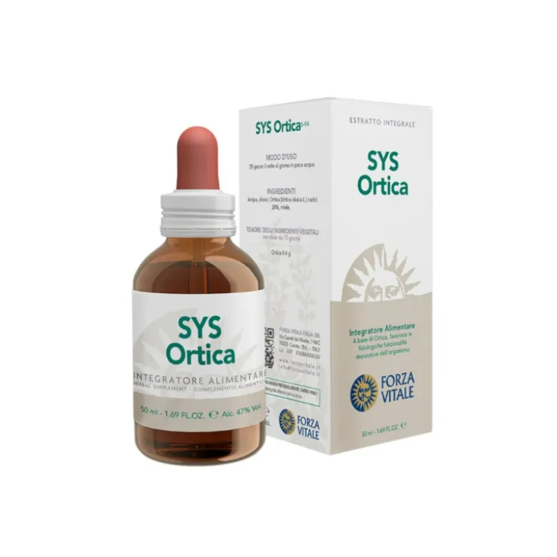 Sys Ortica Tintura Spagirica Gocce per Depurazione Vie Urinarie 50ml