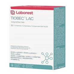 Tiobec Lac integratore per metabolismo energetico e benessere cellulare 30 compresse