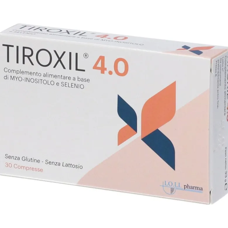 Tiroxil 4,0 Integratore per la Tiroide 30 Compresse