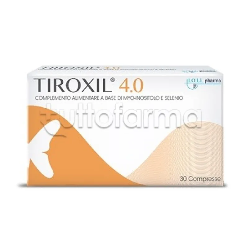 Tiroxil 4,0 Integratore per la Tiroide 30 Compresse