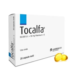 Tocalfa 20 Capsule Molli 50000 UI + 50 mg Vitamina A e Vitamina E