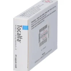 Tocalfa 20 Capsule Molli 50000 UI + 50 mg Vitamina A e Vitamina E