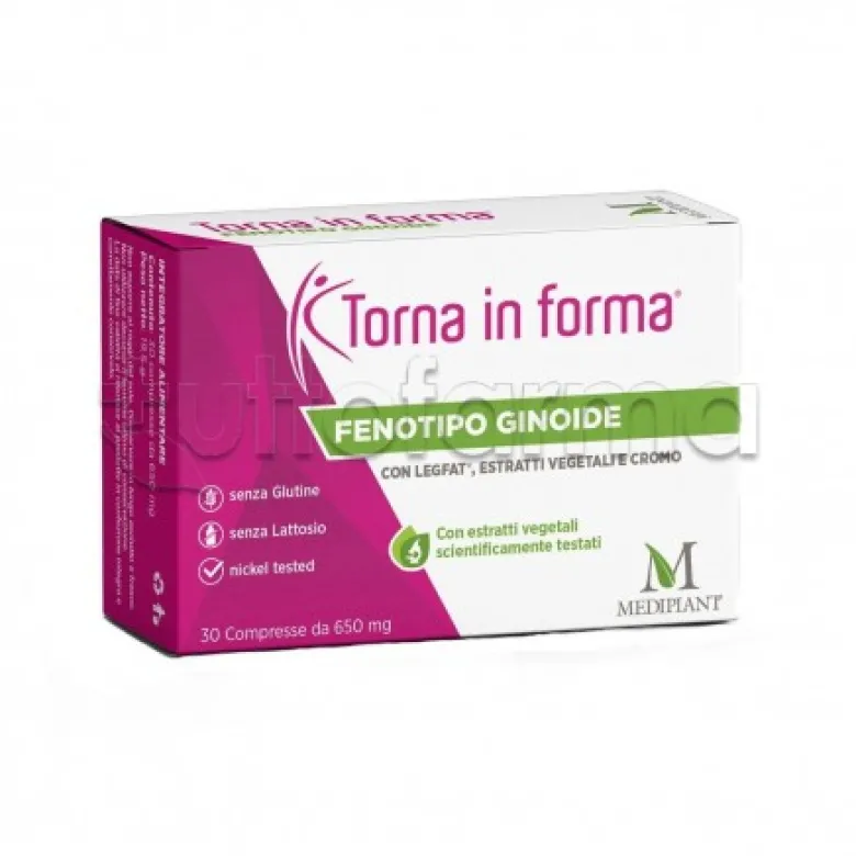 Torna in Forma Fenotipo Ginoide 30 Compresse