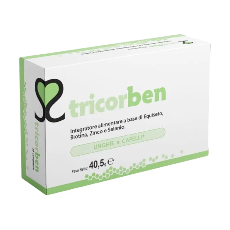 Tricorben per Benessere Capelli e Unghie 30 Compresse