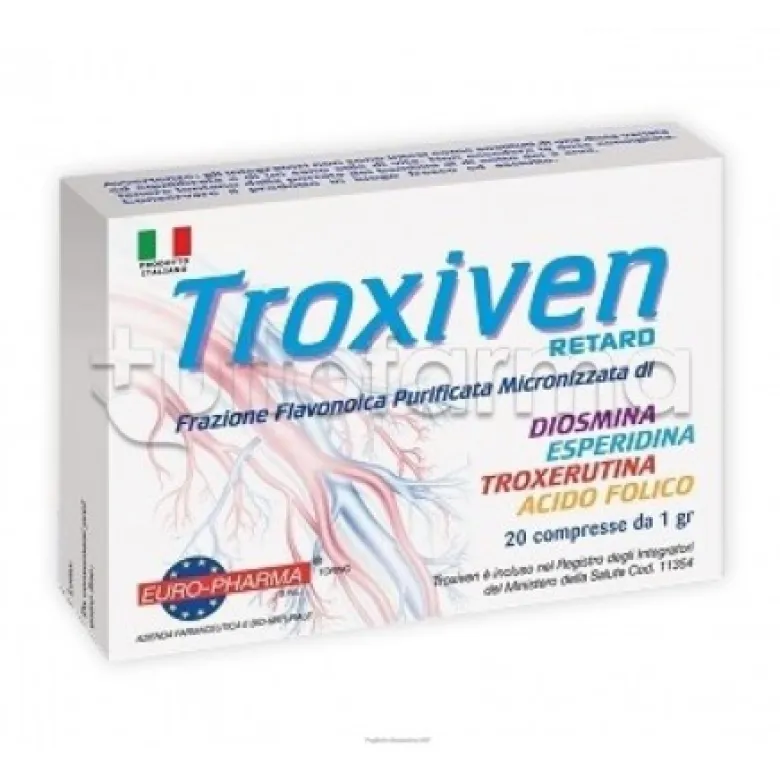 Troxiven Integratore Naturale per Emorroidi 20 Compresse