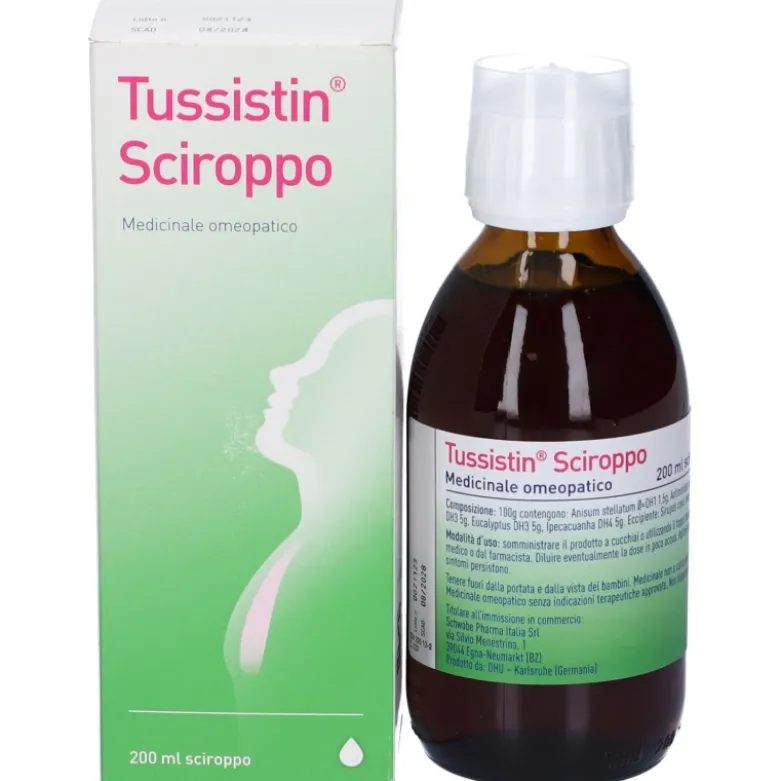 Tussistin Sciroppo Omeopatico per Tosse 200ml