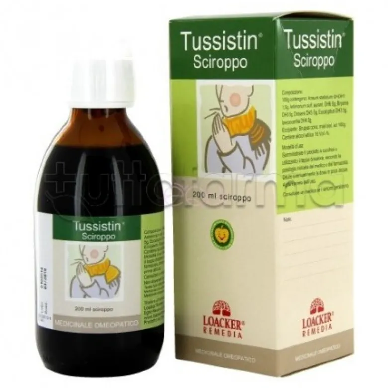Tussistin Sciroppo Omeopatico per Tosse 200ml