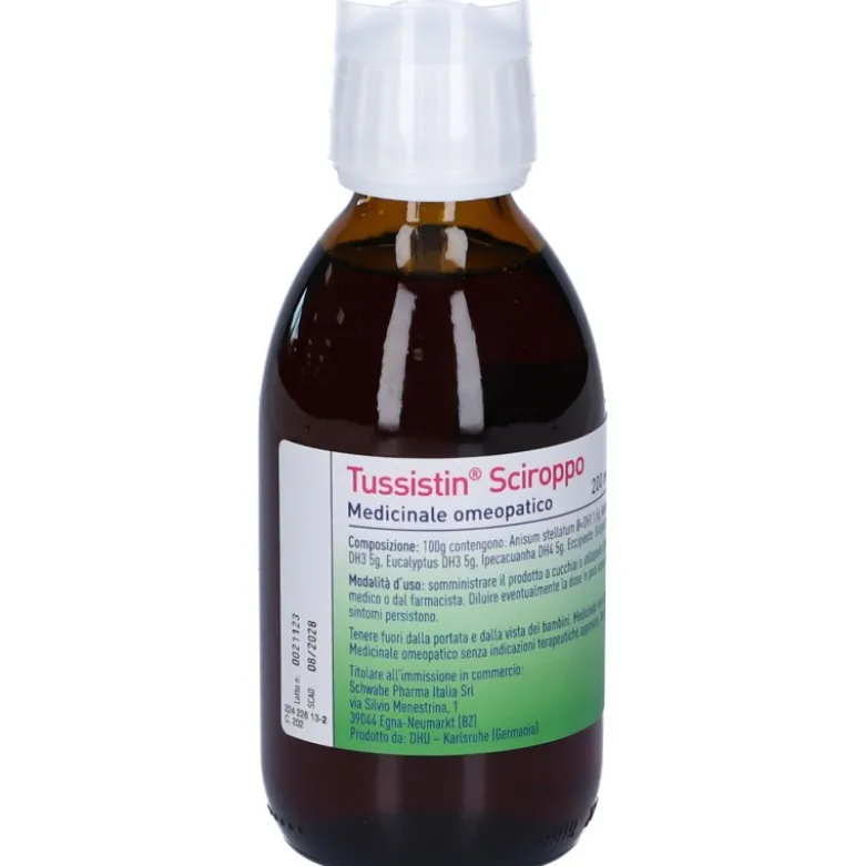 Tussistin Sciroppo Omeopatico per Tosse 200ml