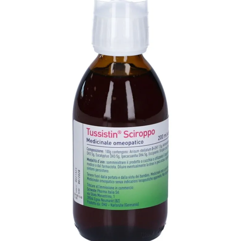 Tussistin Sciroppo Omeopatico per Tosse 200ml