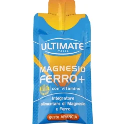 ULTIMATE MAGNESIO FERRO + ARANCIA per Supporto Energetico 840 g e 30 ml