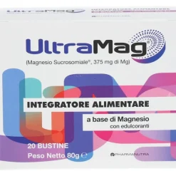 UltraMag Integratore Alimentare con Magnesio 20 Bustine