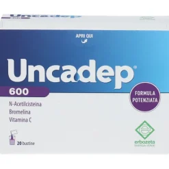 Uncadep 600 Bustine per Tosse e Catarro 20 Bustine