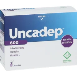 Uncadep 600 Bustine per Tosse e Catarro 20 Bustine