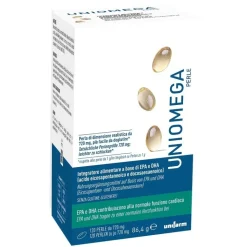 Uniomega Omega 3 EPA e DHA 120 Perle Softgel