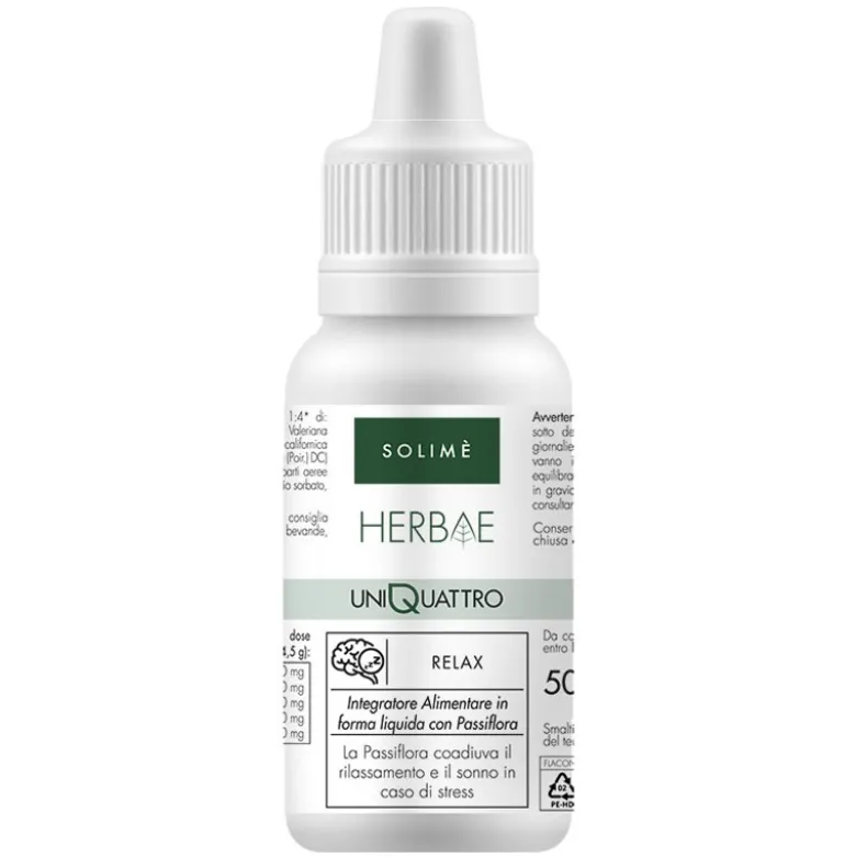 Uniquattro Relax Gocce Passiflora e Valeriana 50 ml