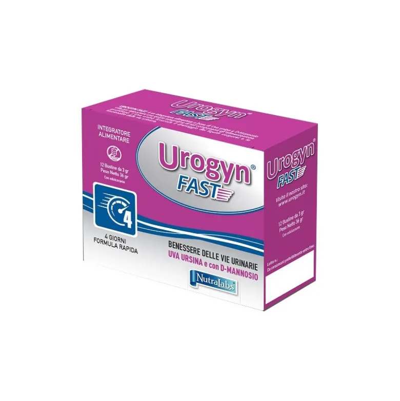 Urogyn Fast Integratore per Vie Urinarie 12 Bustine