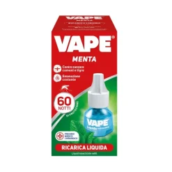 Vape Menta Ricarica Liquida per Protezione Zanzare 36ml
