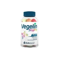 Vegelin Junior per Metabolismo Energetico e Sistema Immunitario 60 Caramelle Gommose