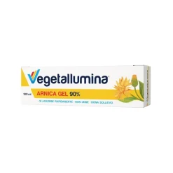 Vegetallumina Arnica Gel 90% per Sollievo Cutaneo e Muscolare Tubo da 100 ml