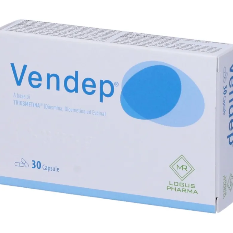 Vendep Integratore per Circolazione e Salute Vene 30 Capsule