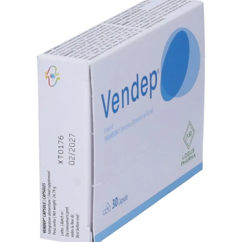 Vendep Integratore per Circolazione e Salute Vene 30 Capsule