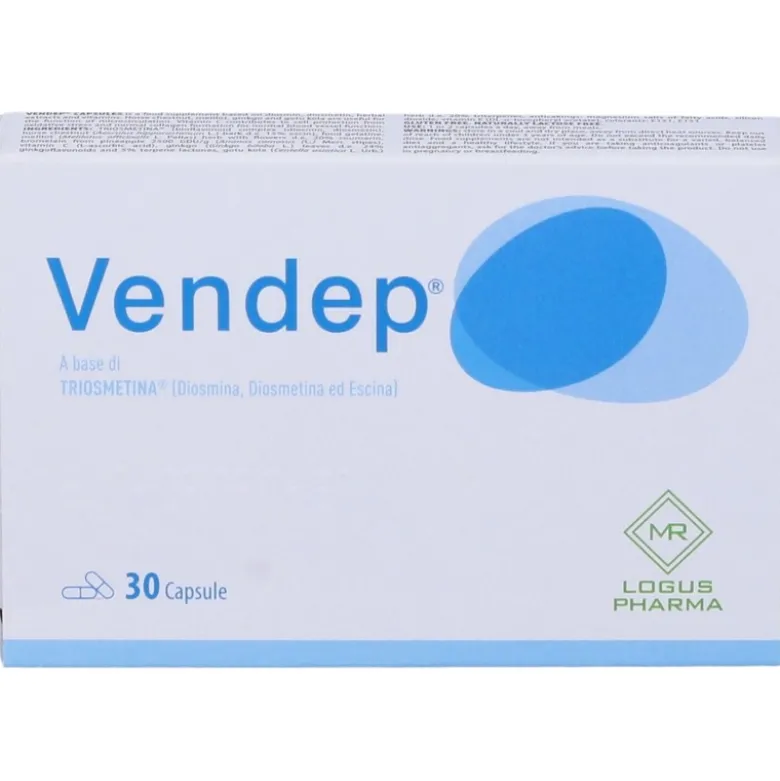Vendep Integratore per Circolazione e Salute Vene 30 Capsule