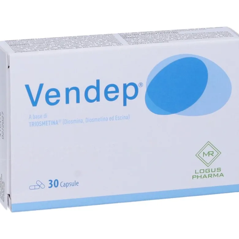 Vendep Integratore per Circolazione e Salute Vene 30 Capsule