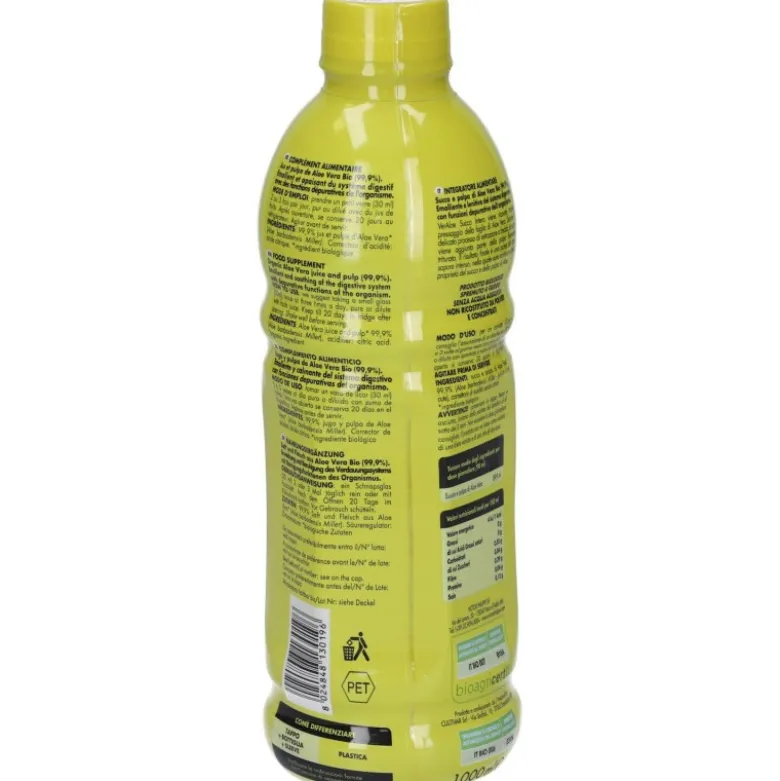 Veraloe Succo e Polpa Aloe Vera Bio 1000 ml