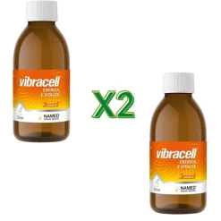 Vibracell Integratore per Energia e Vitalità 2 Flaconi da 300ml