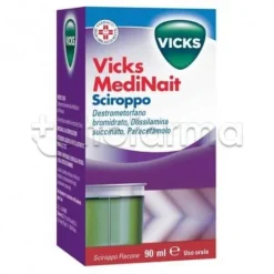 Vicks Medinait Sciroppo 90ml per Raffreddore e Influenza