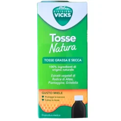 Vicks Tosse Natura Sciroppo Tosse Grassa e Secca Gusto Miele 140ml
