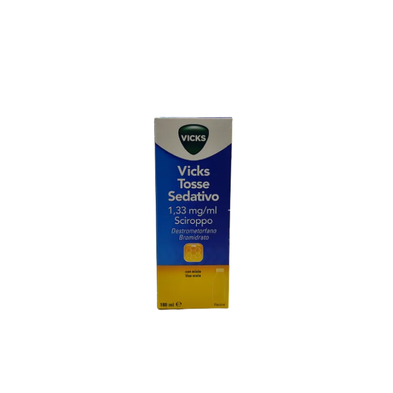 Vicks Tosse Sedativo Sciroppo Calmante della Tosse al Miele 180 ml