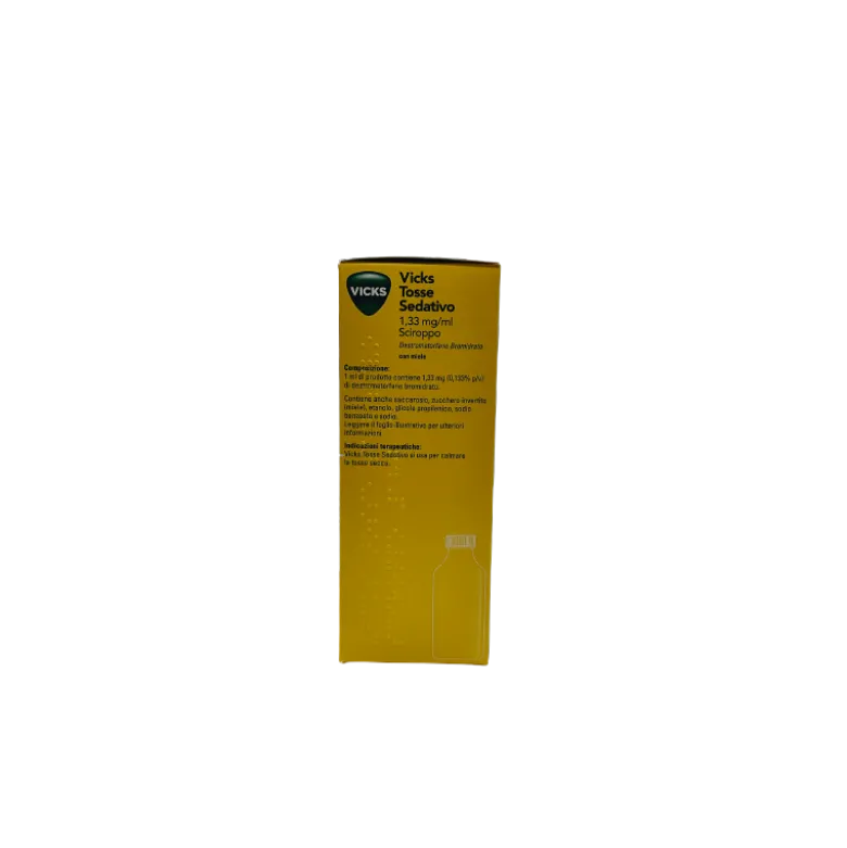 Vicks Tosse Sedativo Sciroppo Calmante della Tosse al Miele 180 ml