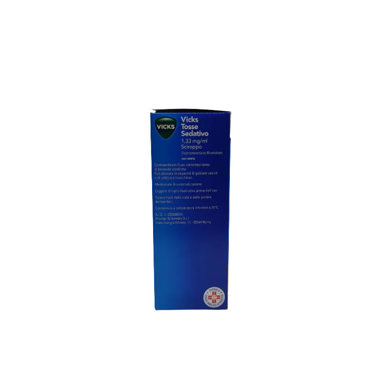 Vicks Tosse Sedativo Sciroppo Calmante della Tosse al Miele 180 ml