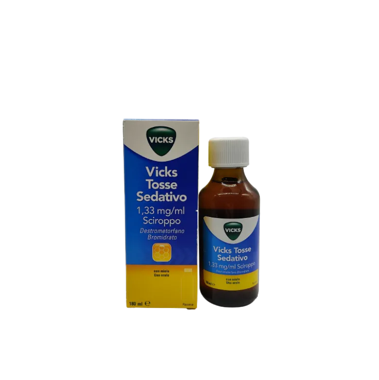 Vicks Tosse Sedativo Sciroppo Calmante della Tosse al Miele 180 ml
