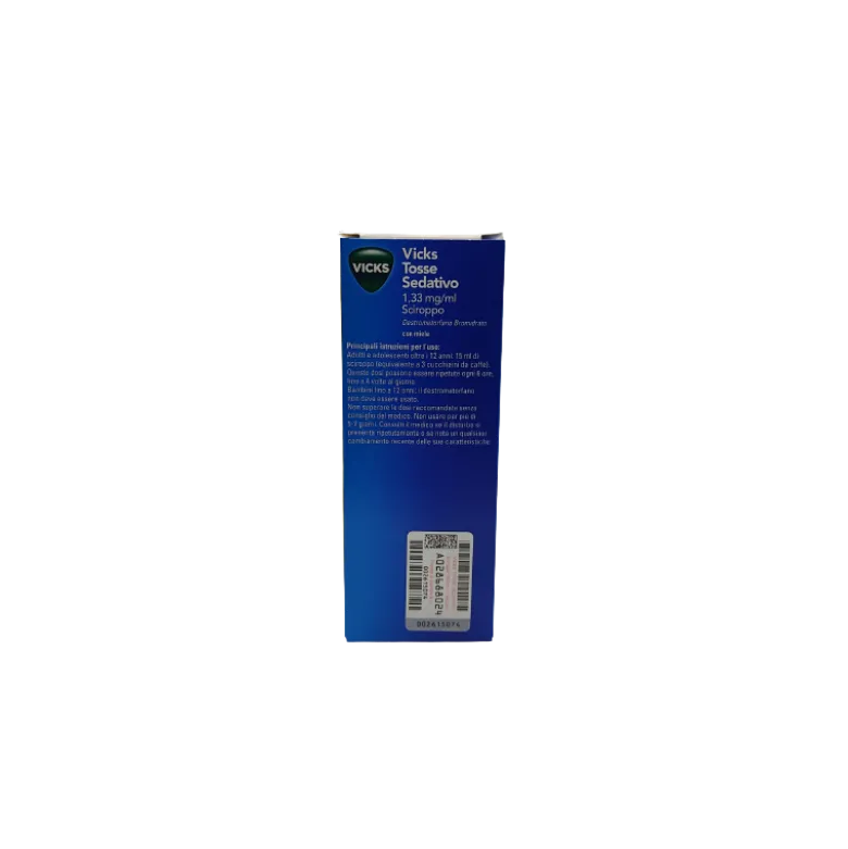 Vicks Tosse Sedativo Sciroppo Calmante della Tosse al Miele 180 ml