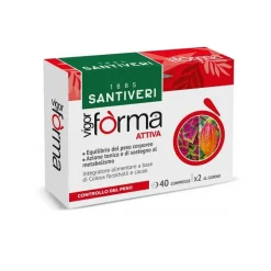 Vigor Forma Attiva Integratore per Equilibrio Peso 40 Compresse