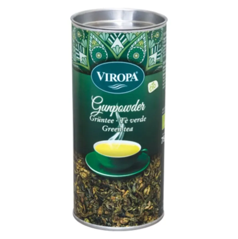 Viropa Tè Verde Gunpowder Latta da 75 g