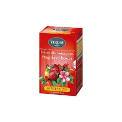 Viropa 10 Vitamine Fragola Del Bosco Integratore Ricostituente 15 Bustine