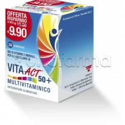 Vita ACT 50+ Multivitaminico Oltre 50 Anni 30 Compresse