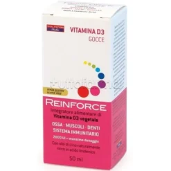 Vital Factors Reinforce Vitamina D3 Integratore per Sistema Immunitario Gocce 50ml
