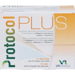 Vita Research Protocol Plus Integratore di Collagene 21 Flaconcini 25ml
