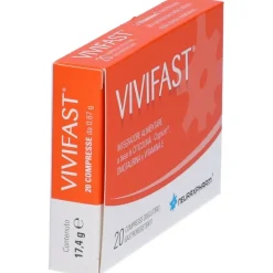Vivifast Integratore per Memoria Studio e Concentrazione 20 Compresse