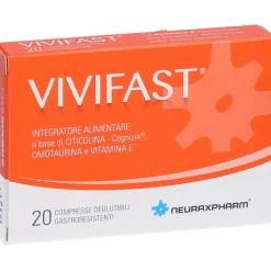 Vivifast Integratore per Memoria Studio e Concentrazione 20 Compresse