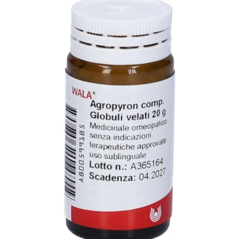 Wala Agropyron Compositum Medicinale Omeopatico Globuli Velati 20g