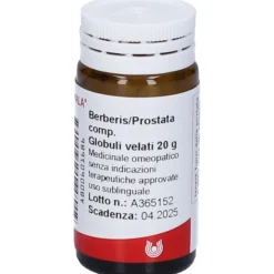 Wala Berberis Prostata Compositum Medicinale Omeopatico Globuli Velati 20g