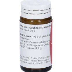 Wala Meteoreisen Phosphor Quarz Medicinale Omeopatico Globuli Velati 20 g