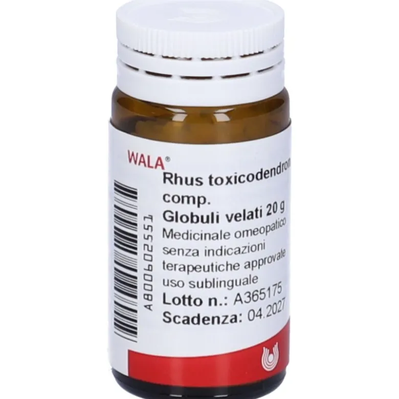 Wala Rhus Toxicodendron Composto Rimedio Omeopatico Globuli 20g