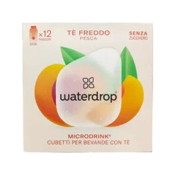Waterdrop Microdrink Effervescente Aroma Te Freddo e Pesca 12 Cubetti