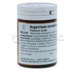Weleda Argentum Metallicum D6 Rimedio Omeopatico Polvere 20g